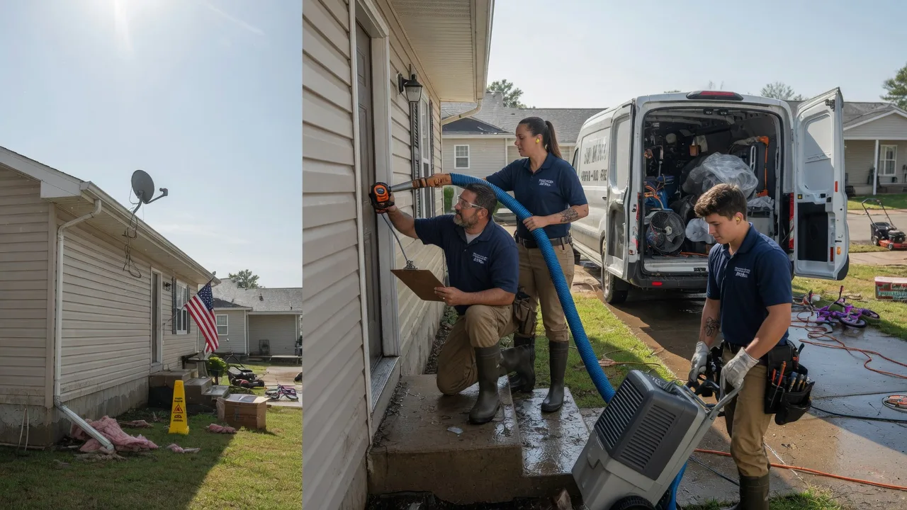 Ceiling Water Damage Restoration in Sterling, OH near me